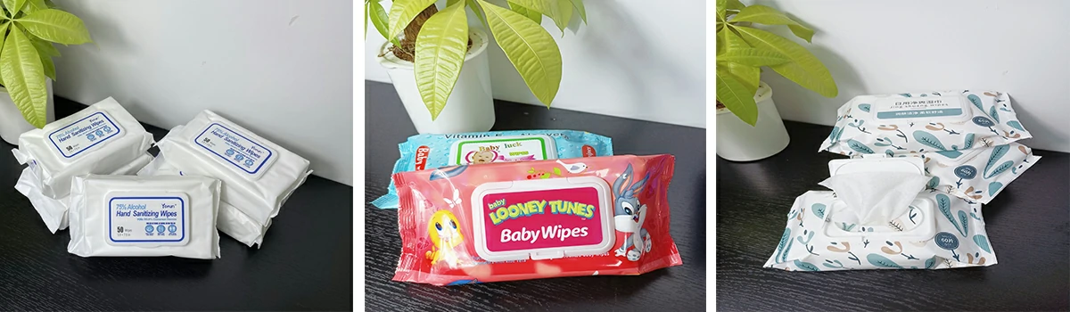 wet wipe cologne wipe packaging machine